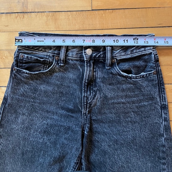 Gap Kids '90s Loose Jeans Black Wash - Size 14 - Picture 4 of 10